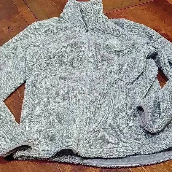 North face womens Grey white zipper pockets - Picture 1 of 6